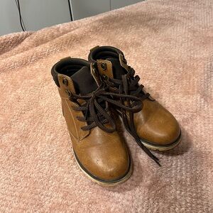 Brown Kids Boots